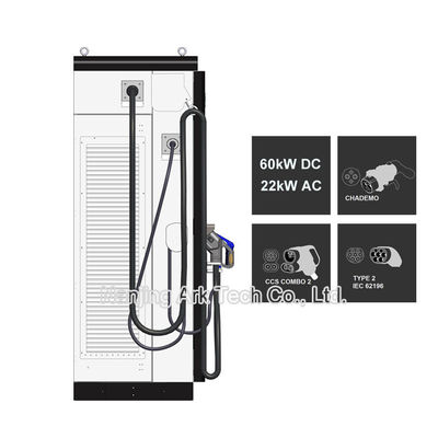 120KW Three Plug Fast Charging Stations For Electric Cars OCPP